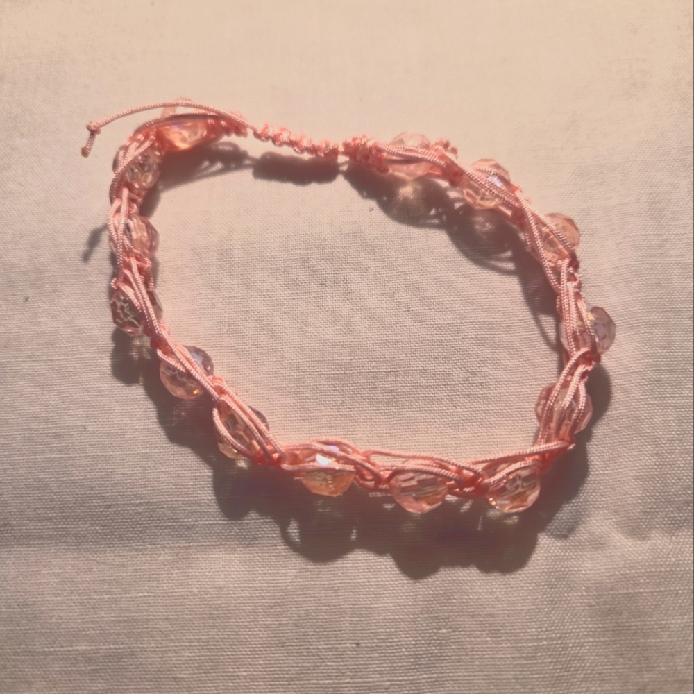 Macrame Bracel With Natural Stone